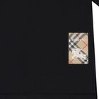 Boys Black Logo Polo Shirt, 1, hi-res