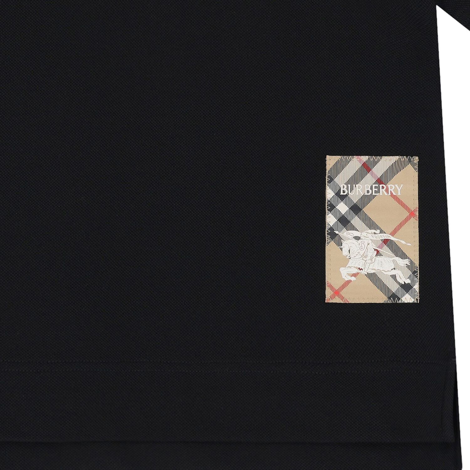 Boys Black Logo Polo Shirt, 1, hi-res image number null