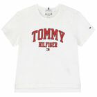 Girls White Logo T-Shirt, 1, hi-res