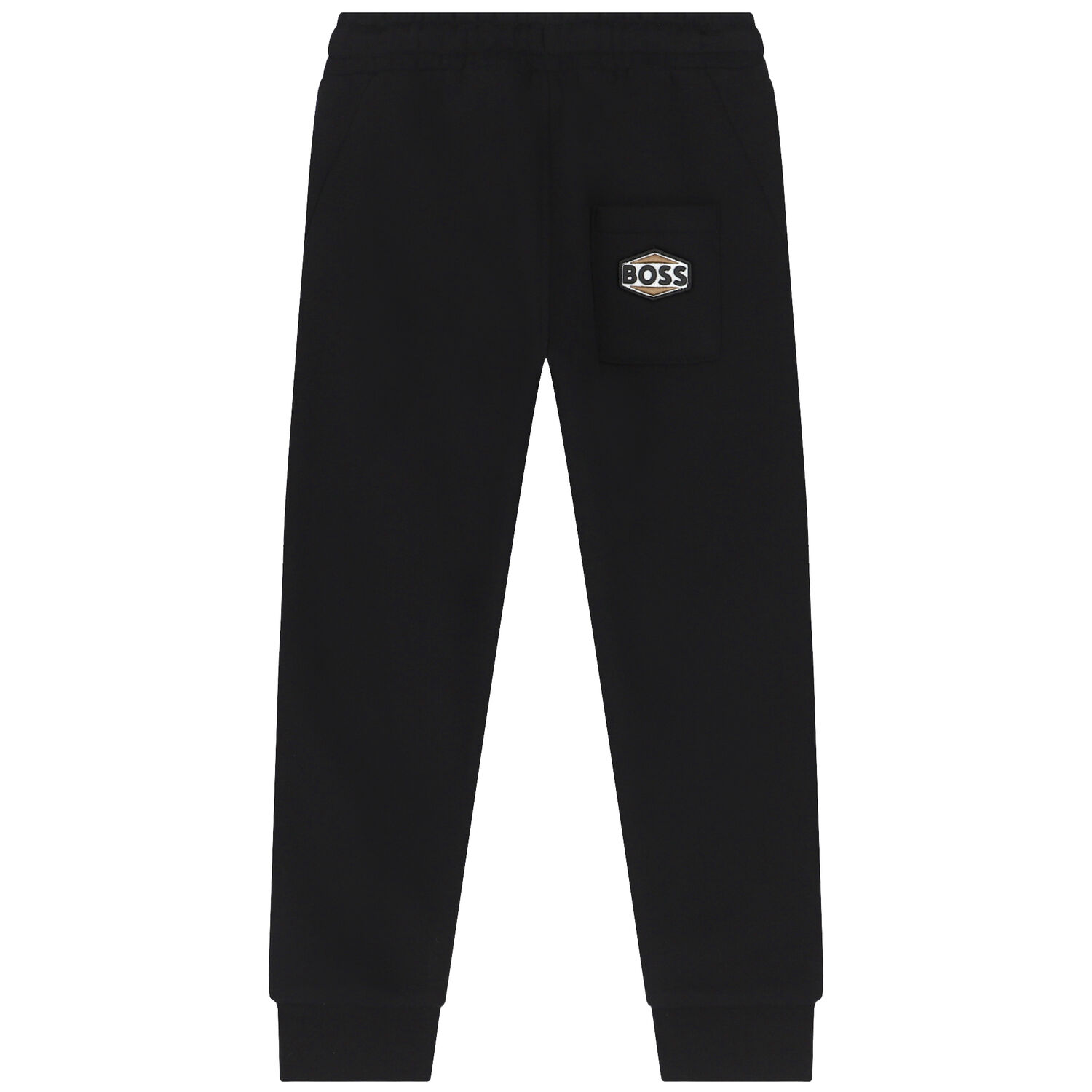 Boys Black Logo Joggers, 1, hi-res