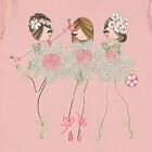 Girls Pink Sequin T-Shirt, 2, hi-res