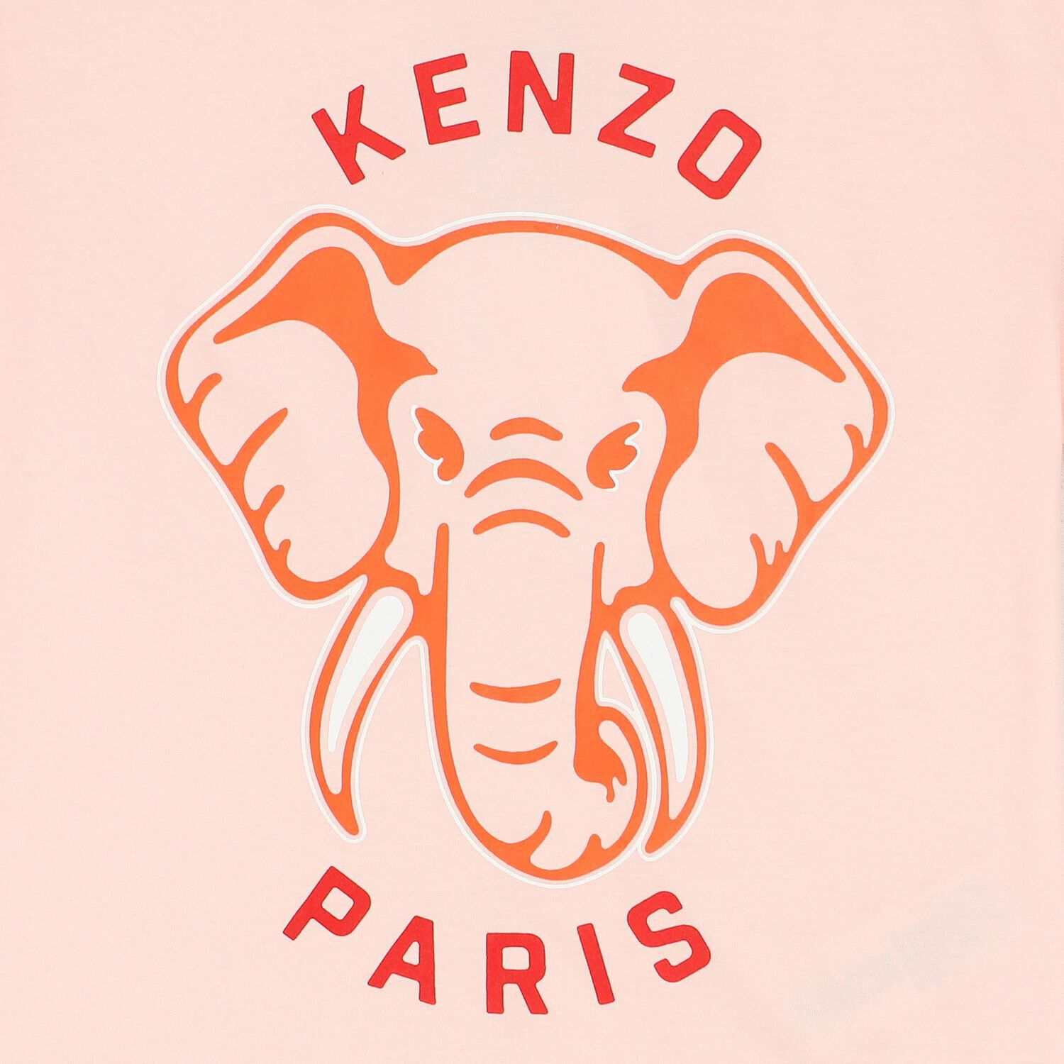 Girls Pink Elephant Logo T-Shirt, 1, hi-res