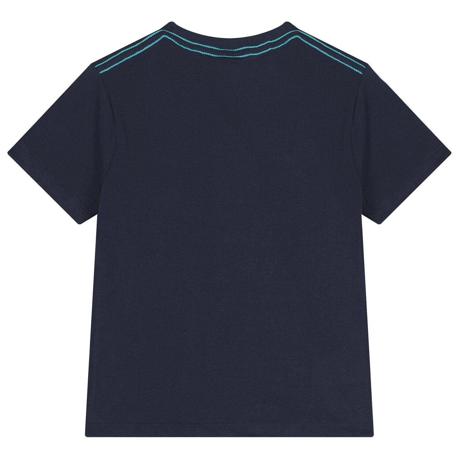 Boys Navy Blue & Green Shorts Set, 1, hi-res