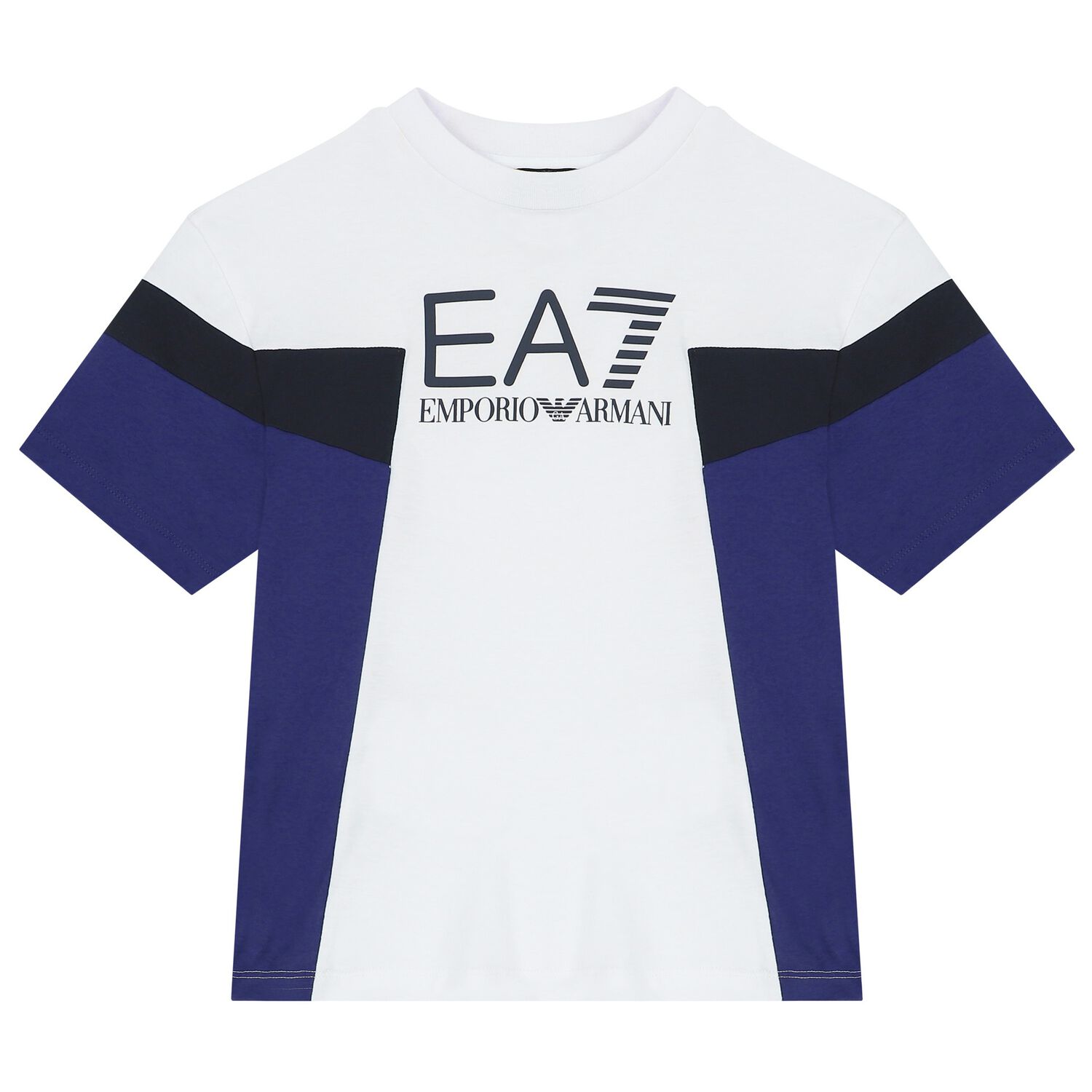 Boys White Logo T-Shirt, 1, hi-res