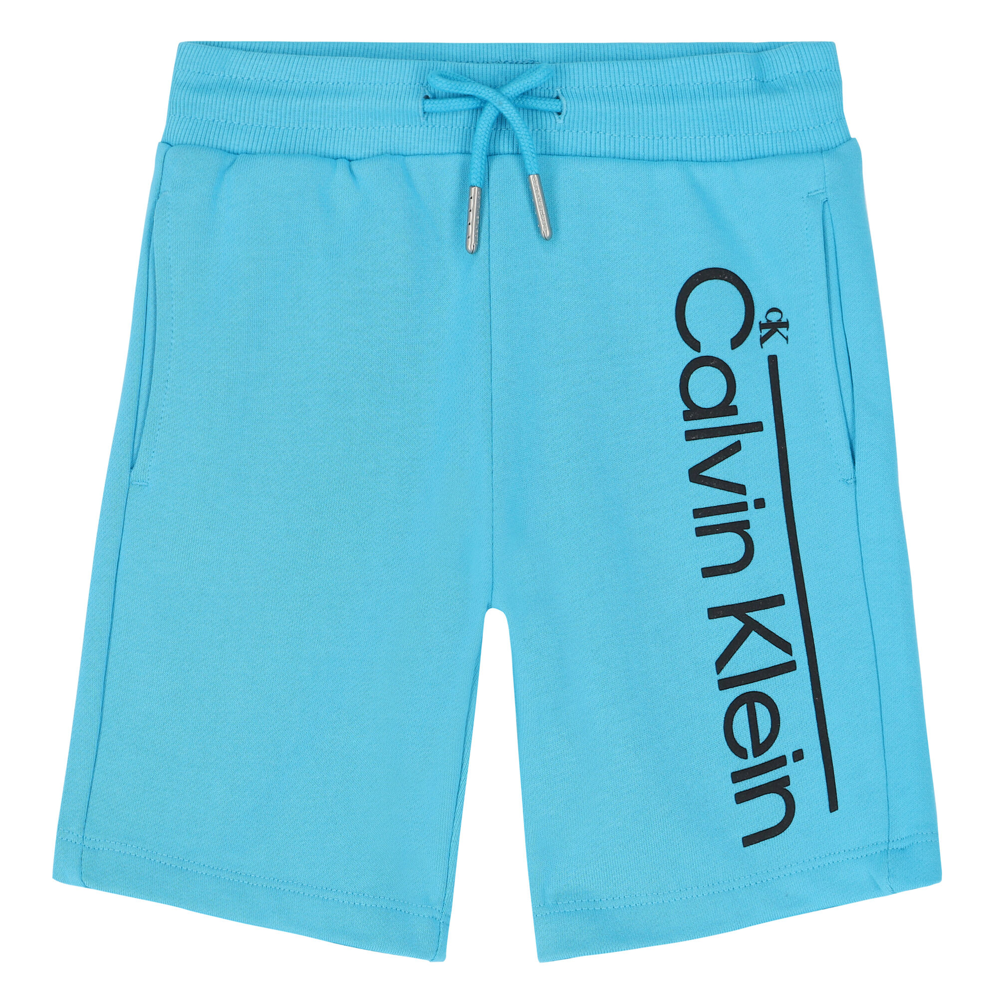 Calvin Klein Boys Blue Logo Shorts Junior Couture UK