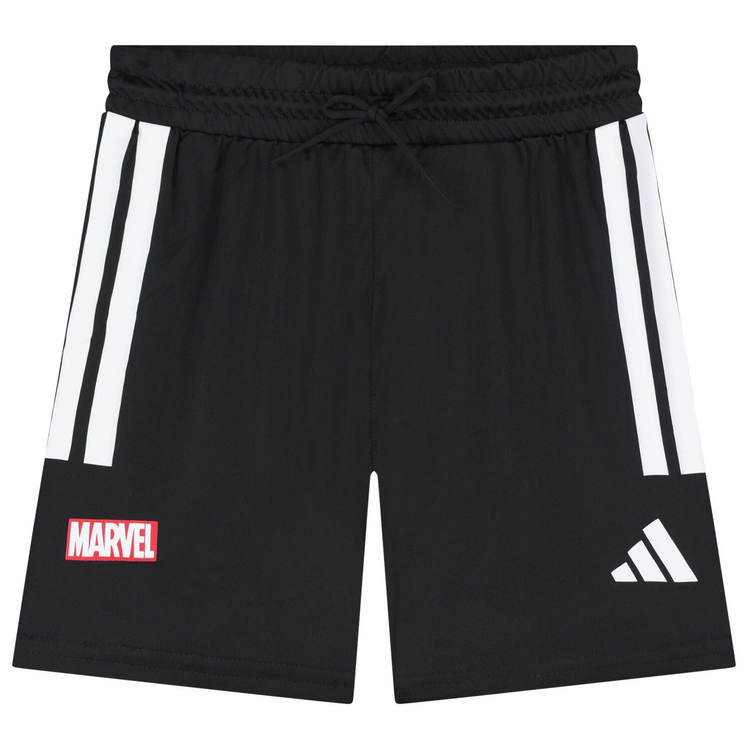 Boys White & Black Marvel Shorts Set, 1, hi-res