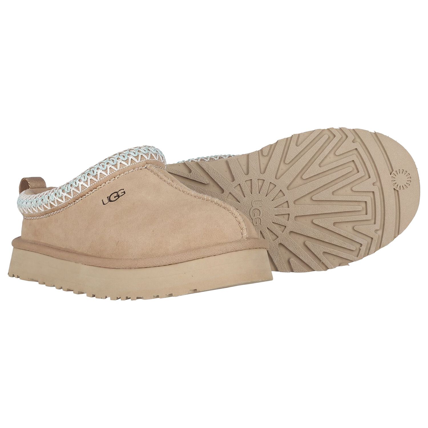 Sand Tazz Suede Mules, 2, hi-res