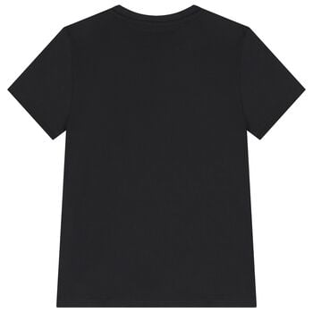 Boys Black Logo T-Shirt