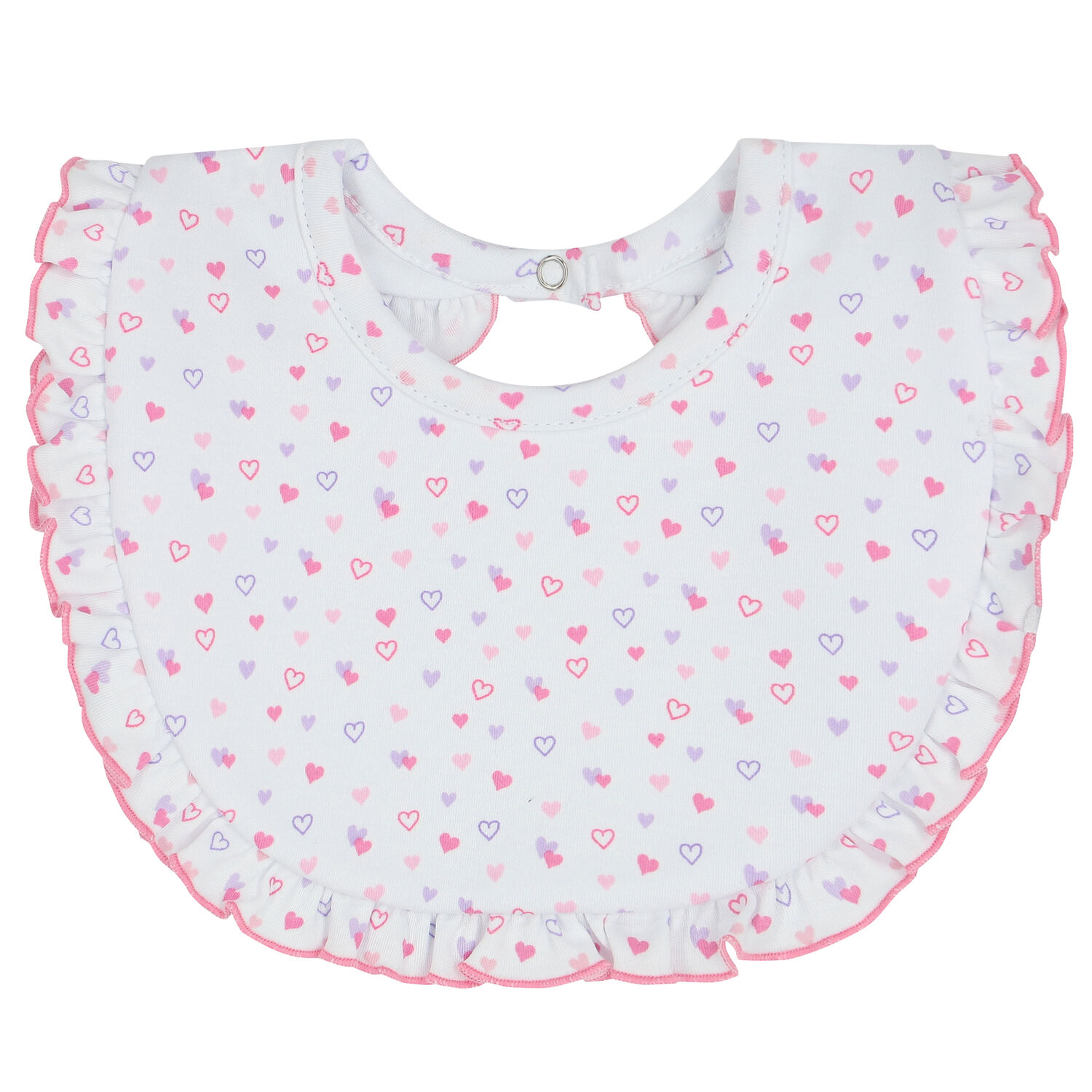 Baby Girls White Fairytale Wishes Bib, 1, hi-res