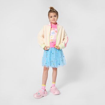 Girls Pink Sequin Unicorn Long Sleeve Top