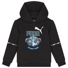 Boys Black Hot Wheels Logo Hooded Top, 1, hi-res