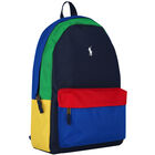 Navy Blue Logo Backpack, 2, hi-res