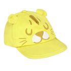 Younger Boys Yellow Tiger Cap, 1, hi-res