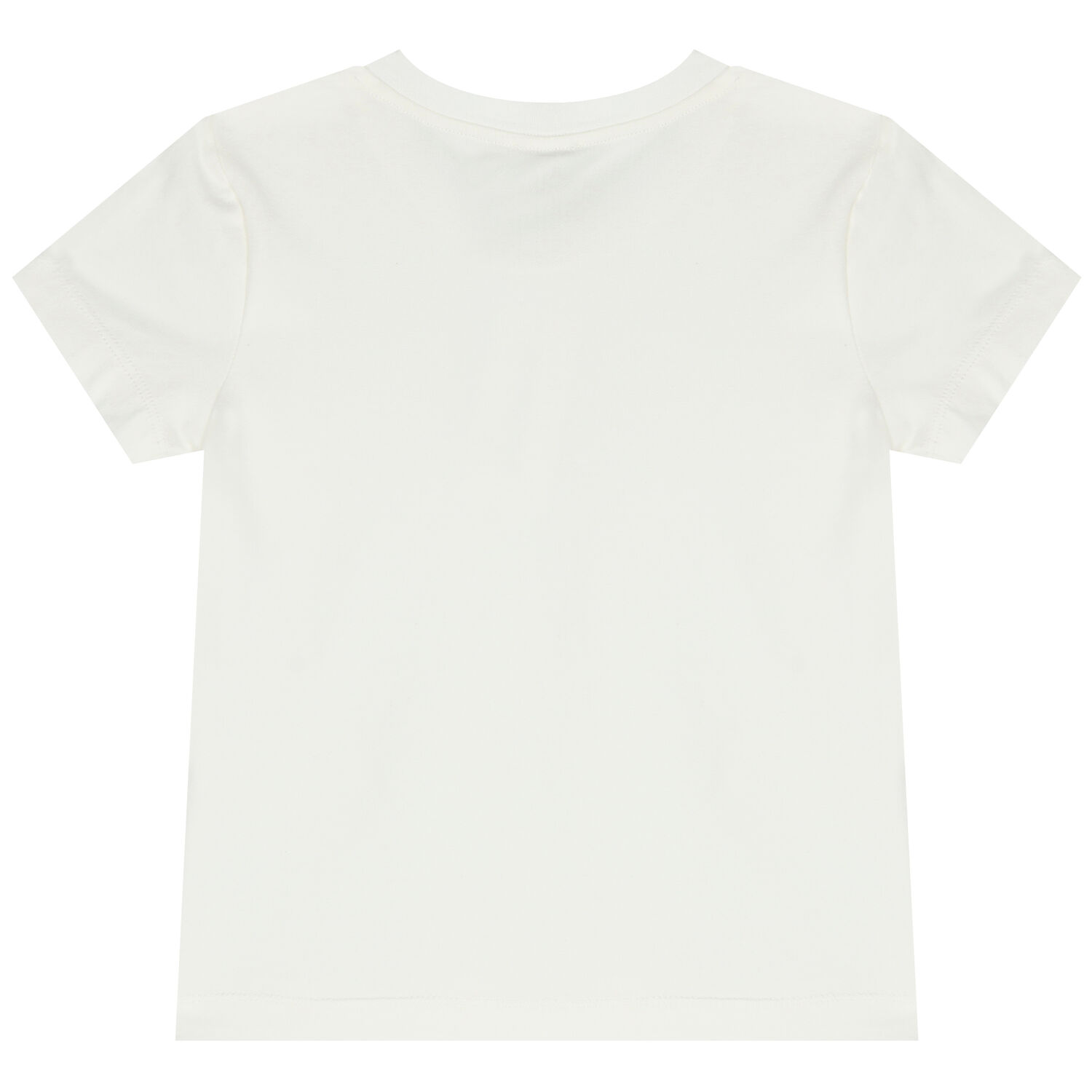 Girls White Jacquard Heart Bow T-Shirt, 1, hi-res