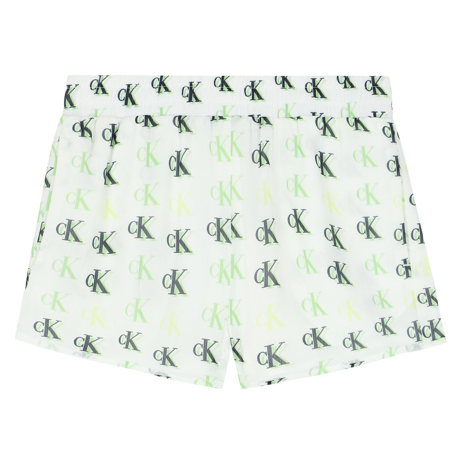 Girls White Logo Shorts, 1, hi-res image number null