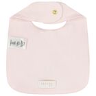 Baby Girls Pink Logo Bib, 2, hi-res