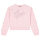 Girls Pink Embellished Logo Sweatshirt, 1, hi-res