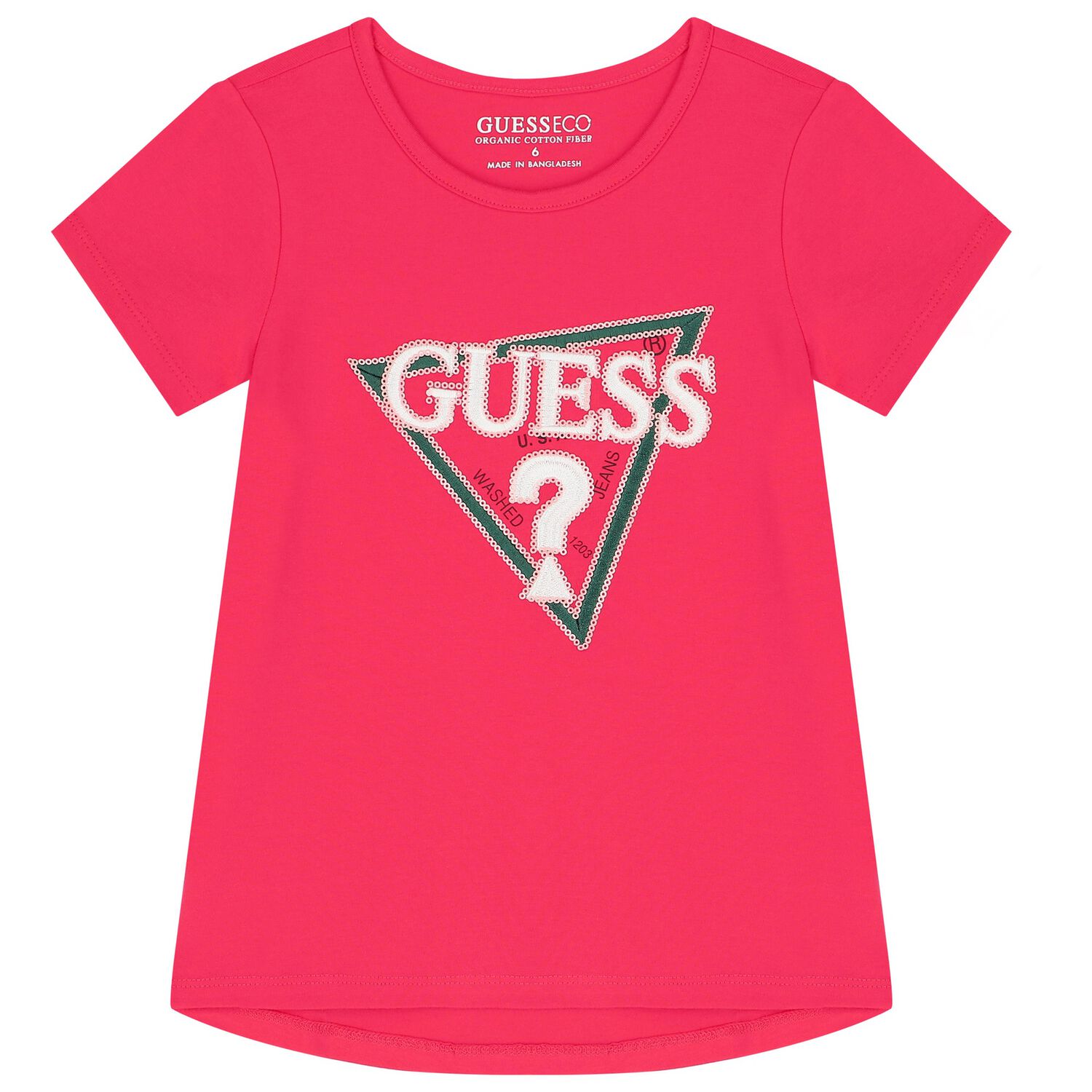Girls Pink Logo T-Shirt, 2, hi-res