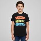 Boys Black Logo T-Shirt, 2, hi-res