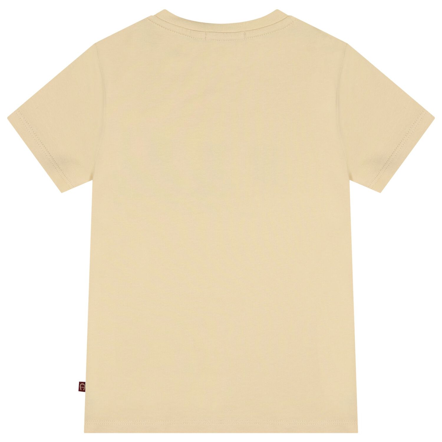 Girls Beige Teddy Bear Logo T-Shirt, 2, hi-res