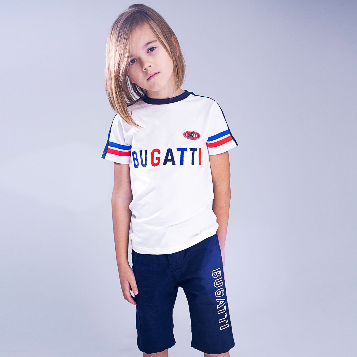 Boys White Logo T-Shirt, 1, hi-res