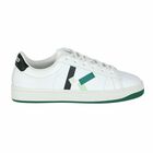 White Leather Logo Trainers, 1, hi-res