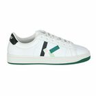 White Leather Logo Trainers, 1, hi-res