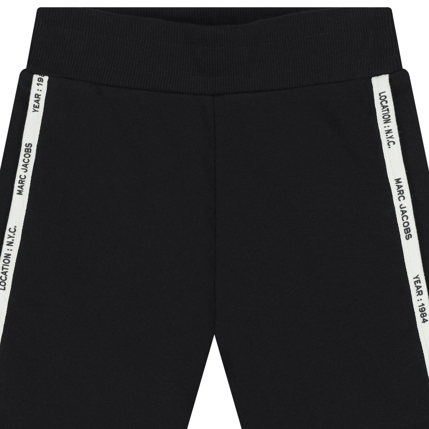 Boys Black Logo Shorts, 1, hi-res
