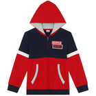 Boys Navy & Red Tracksuit, 1, hi-res