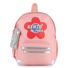 Girls Pink Logo Backpack, 1, hi-res