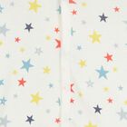 Baby Girls Ivory Star Babygrow, 1, hi-res