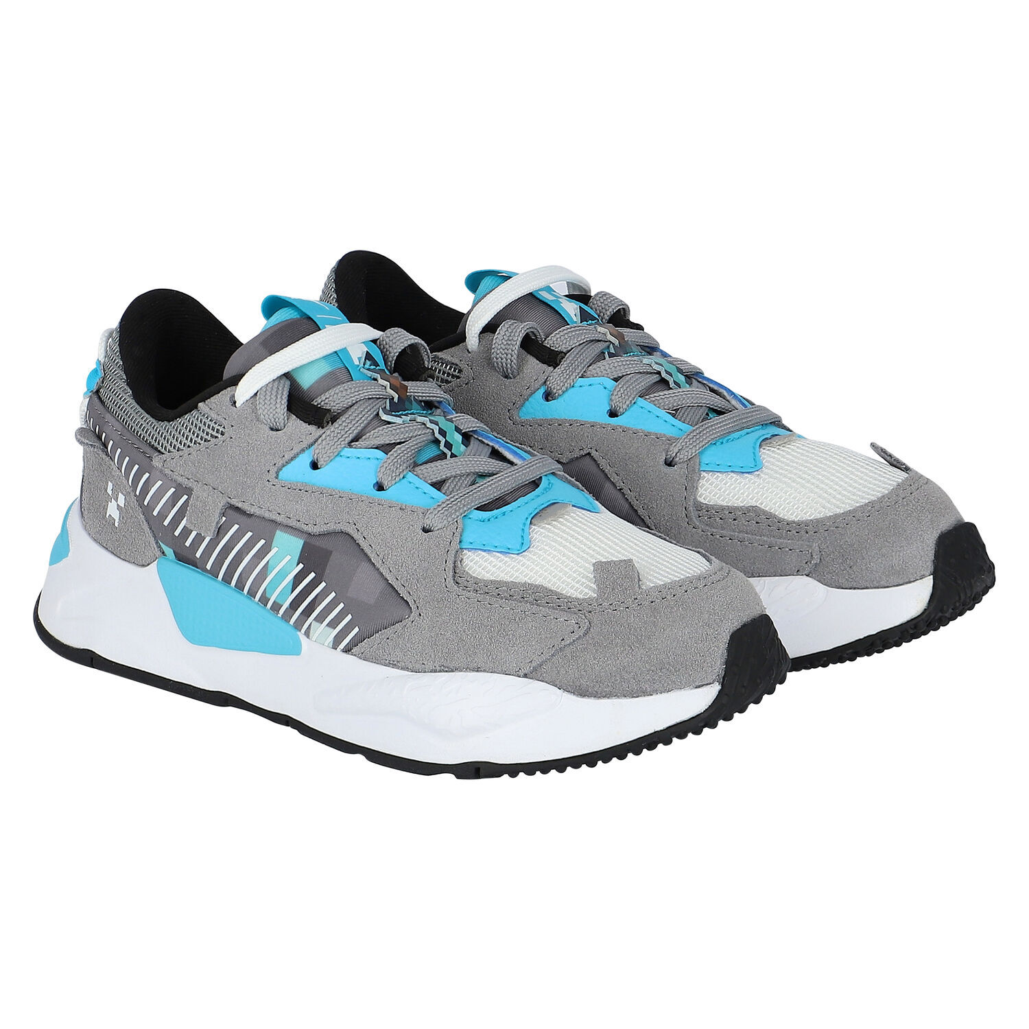 Boys Grey & Blue RS-Z Trainers, 1, hi-res