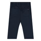 Baby Boys Blue Logo Trousers Set, 1, hi-res