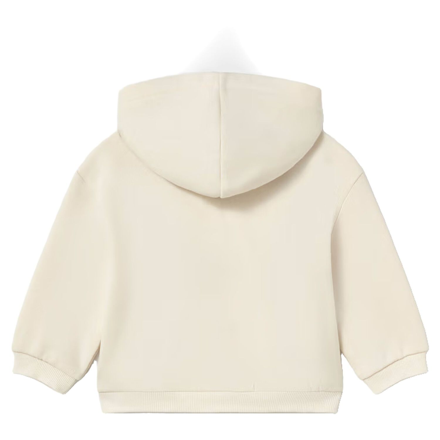 Younger Boys Ivory Dinosaur Hooded Zip Up Top, 2, hi-res