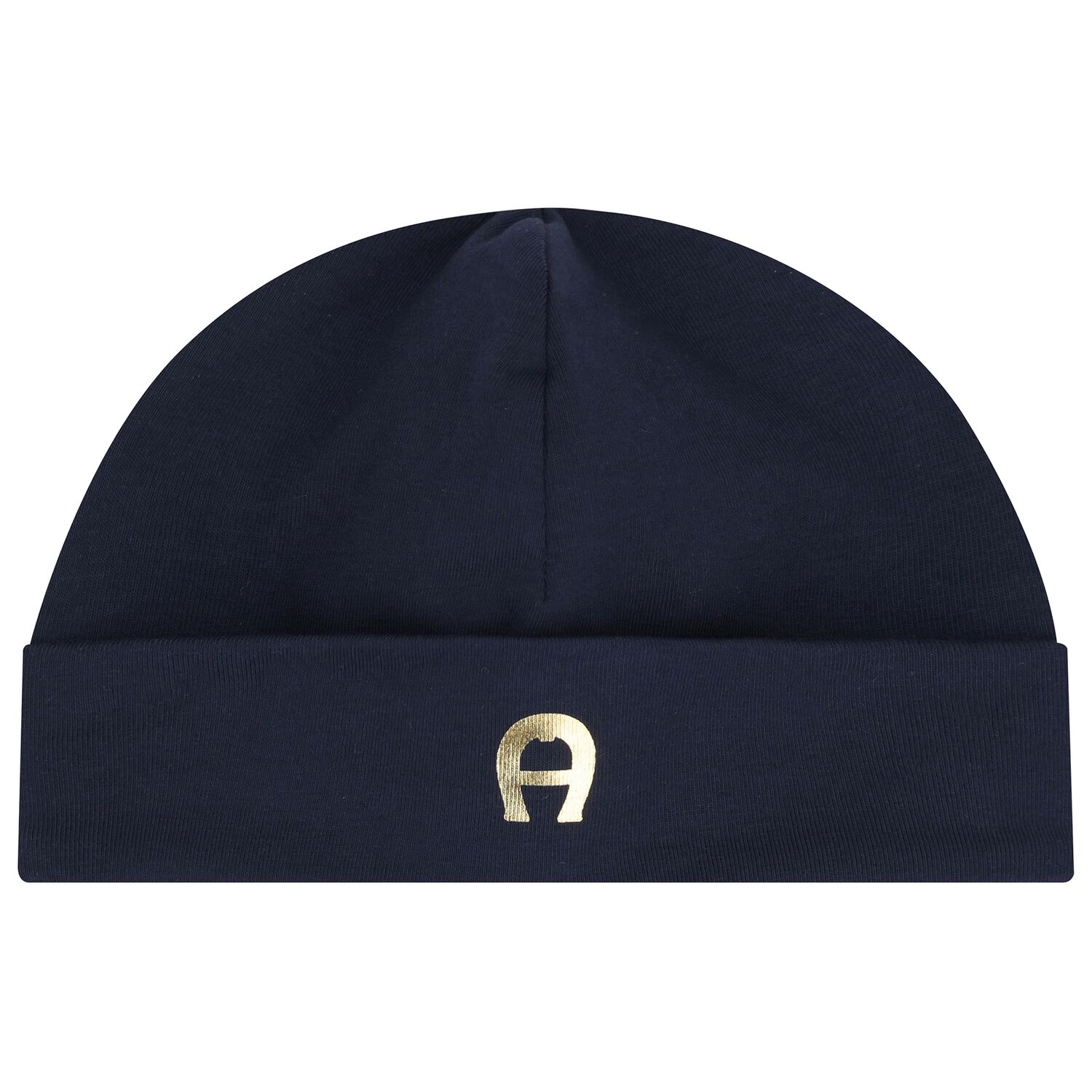 Baby Boys Navy Blue Logo Hat, 3, hi-res