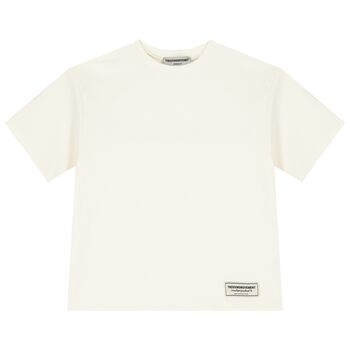 Ivory Oversized Fit Softskin Logo T-shirt
