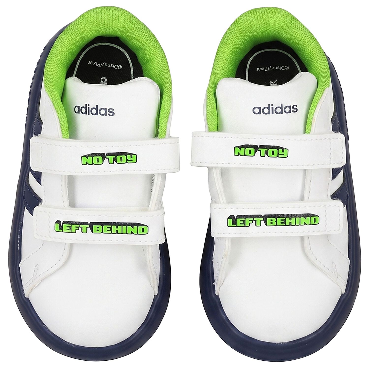 Boys White & Navy Blue Buzz Lightyear Trainers, 1, hi-res