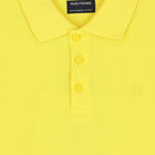 Boys Yellow Logo Polo Shirt, 2, hi-res