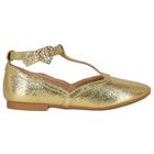 Girls Gold Shoes, 3, hi-res