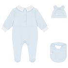 Baby Boys Blue Babygrow Gift Set, 1, hi-res