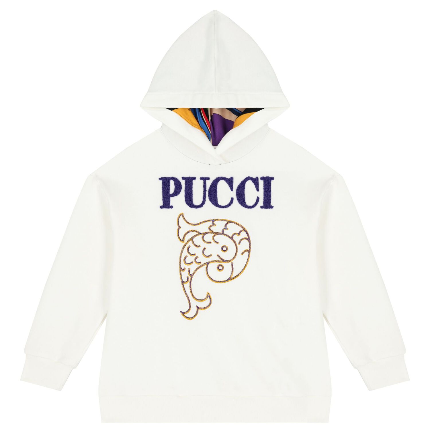 Girls Ivory Logo Sweatshirt, 1, hi-res