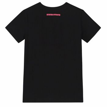 Girls Black Logo T-Shirt