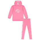 Girls Pink Floral Leggings Set, 1, hi-res
