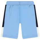 Younger Boys Blue Shorts , 1, hi-res
