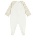 Ivory & Beige Whisper Barocco Babygrow Gift Set , 1, hi-res