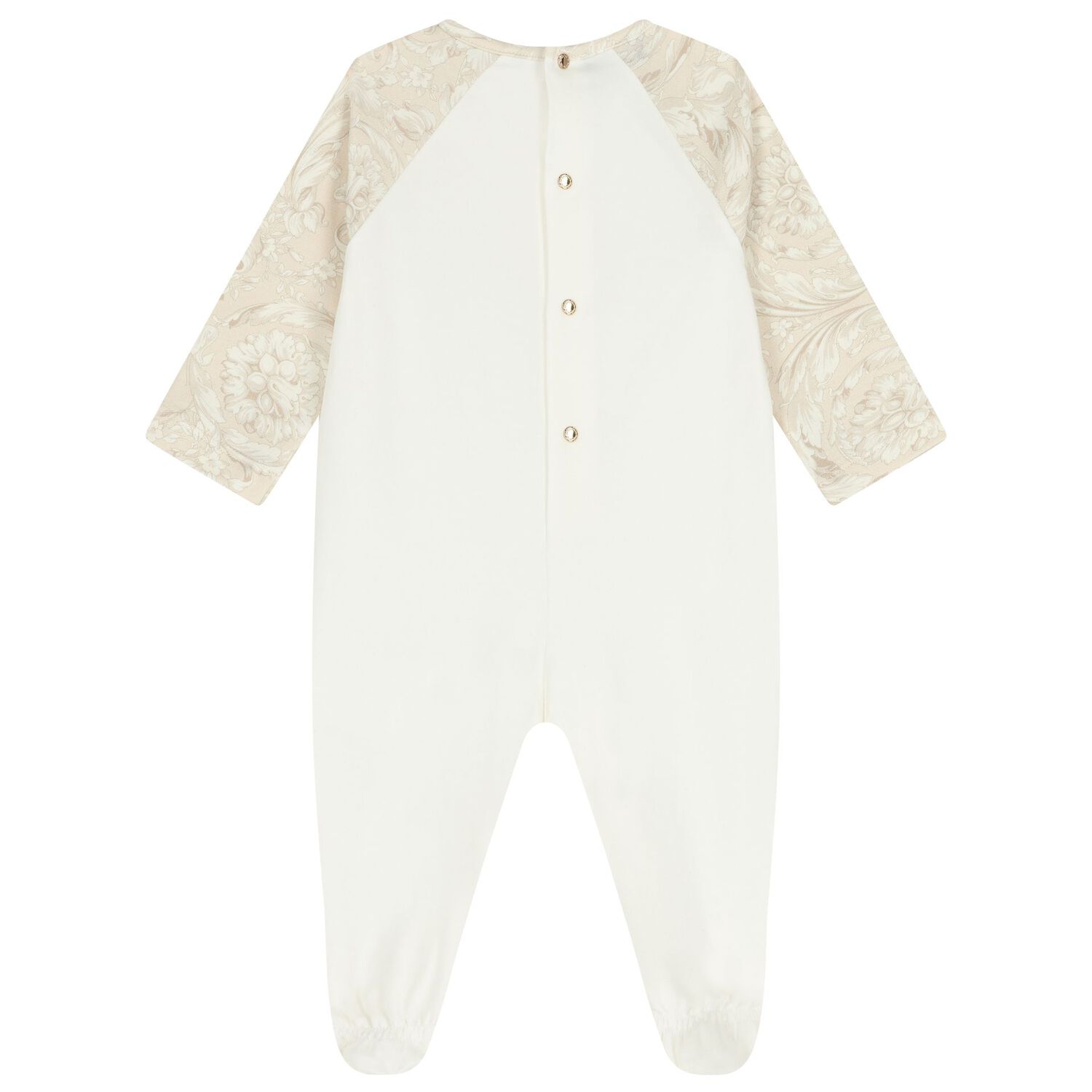 Ivory & Beige Whisper Barocco Babygrow Gift Set , 1, hi-res