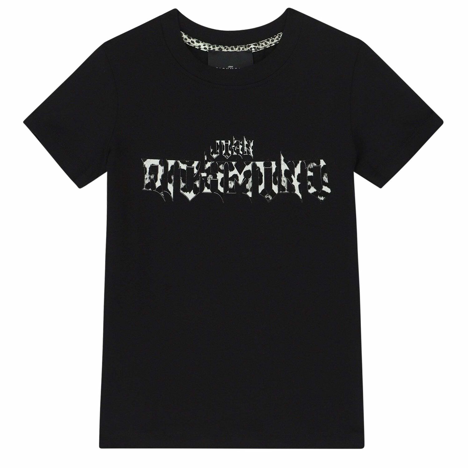 Girls Black Logo T-Shirt, 2, hi-res image number null