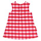 Younger Girls Pink & White Gingham Dress, 1, hi-res