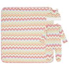 Multi-Coloured Zig Zag Babygrow Gift Set , 3, hi-res