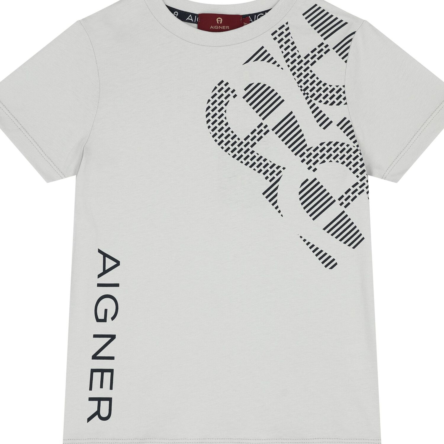 Boys Grey Logo T-Shirt, 2, hi-res image number null